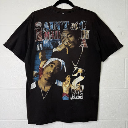 90s Tupac Biggie Rap T-Shirt Sz L