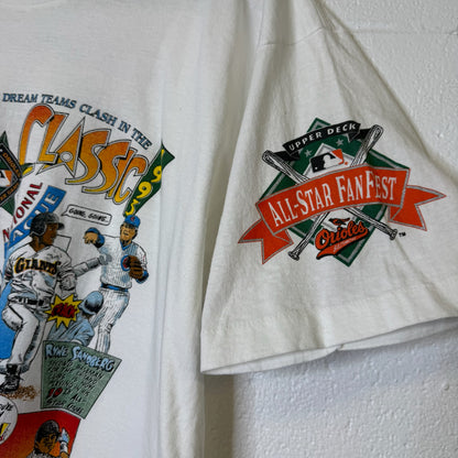 1993 MLB All Star Salem Comic Book T-shirt Sz XL (B1773)