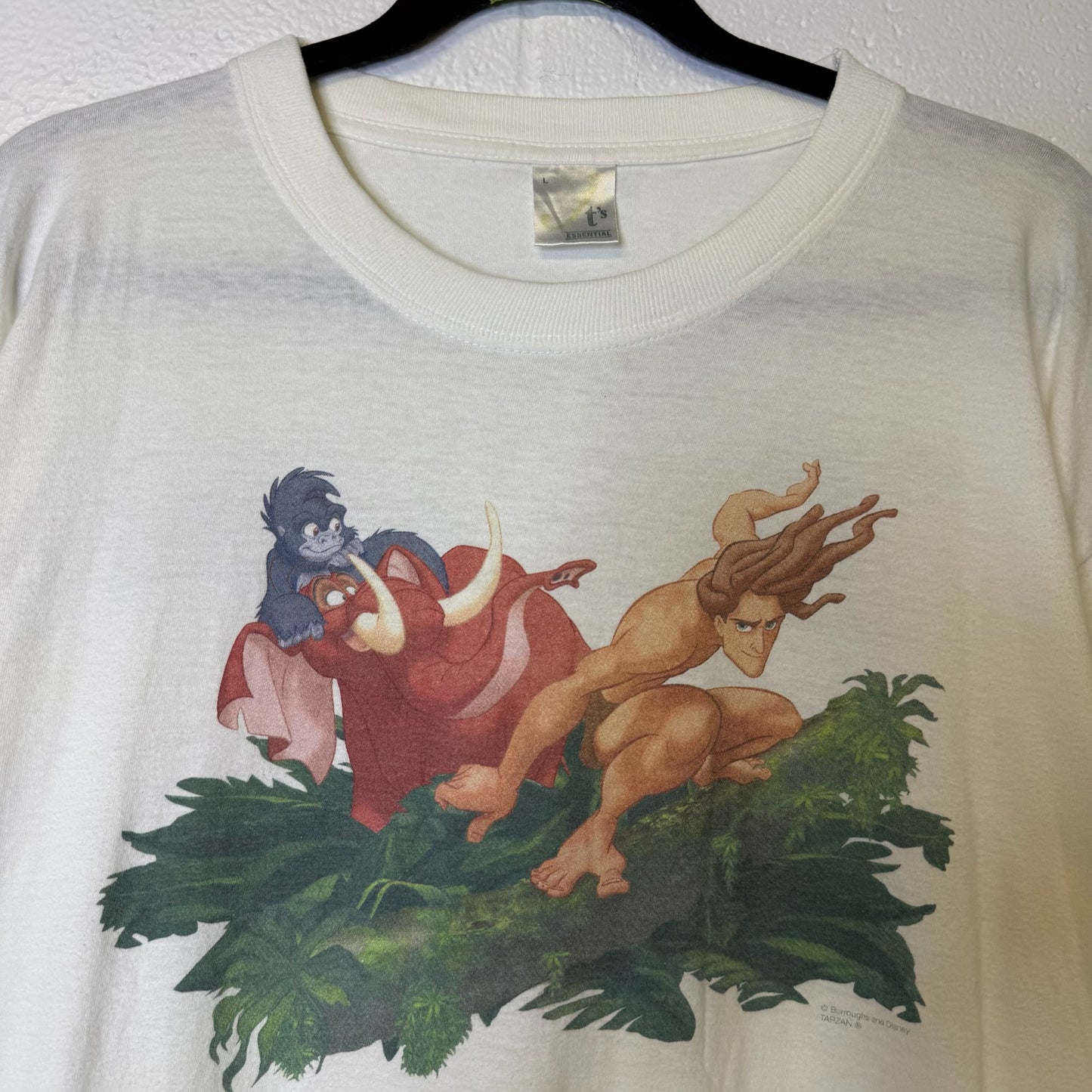 90s Tarzan Disney T-shirt Sz XL (B1714)