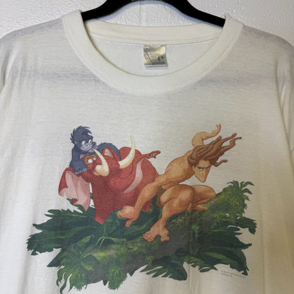 90s Tarzan Disney T-shirt Sz XL (B1714)