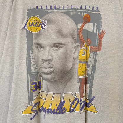 90's Shaq LA Lakers NBA T-Shirt Sz 2XL (B1637)