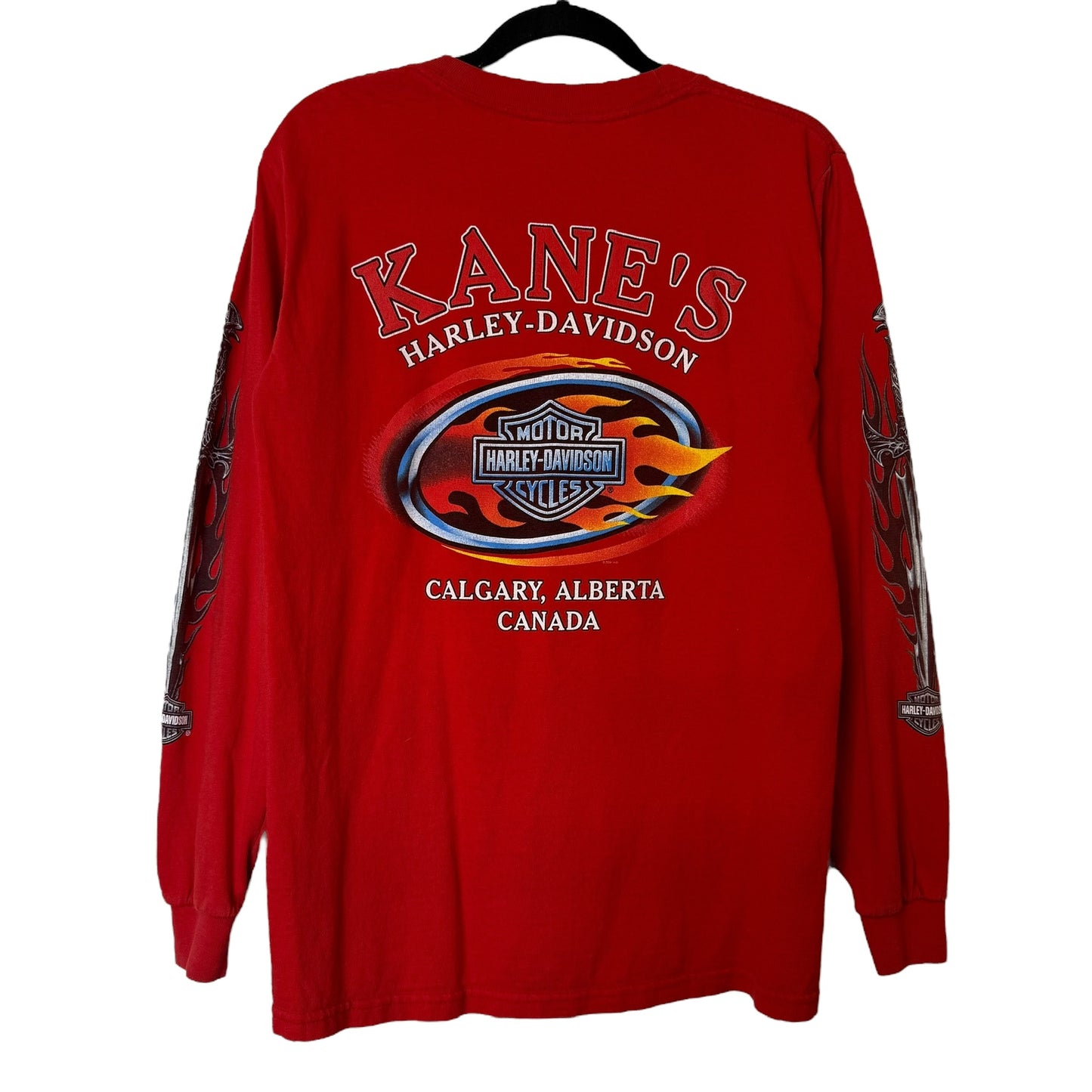 2004 Harley Davidson Kane's Calgary Long Sleeve Sz S (B039)