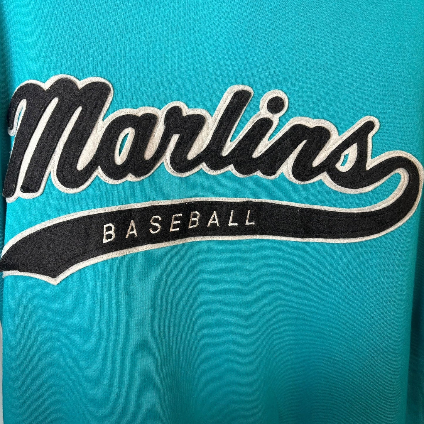 90s Florida Marlins MLB Baseball Starter Hoodie Sz L (A6626)