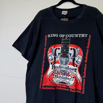 90's Budweiser Guitar T-shirt Sz XL (B1407)