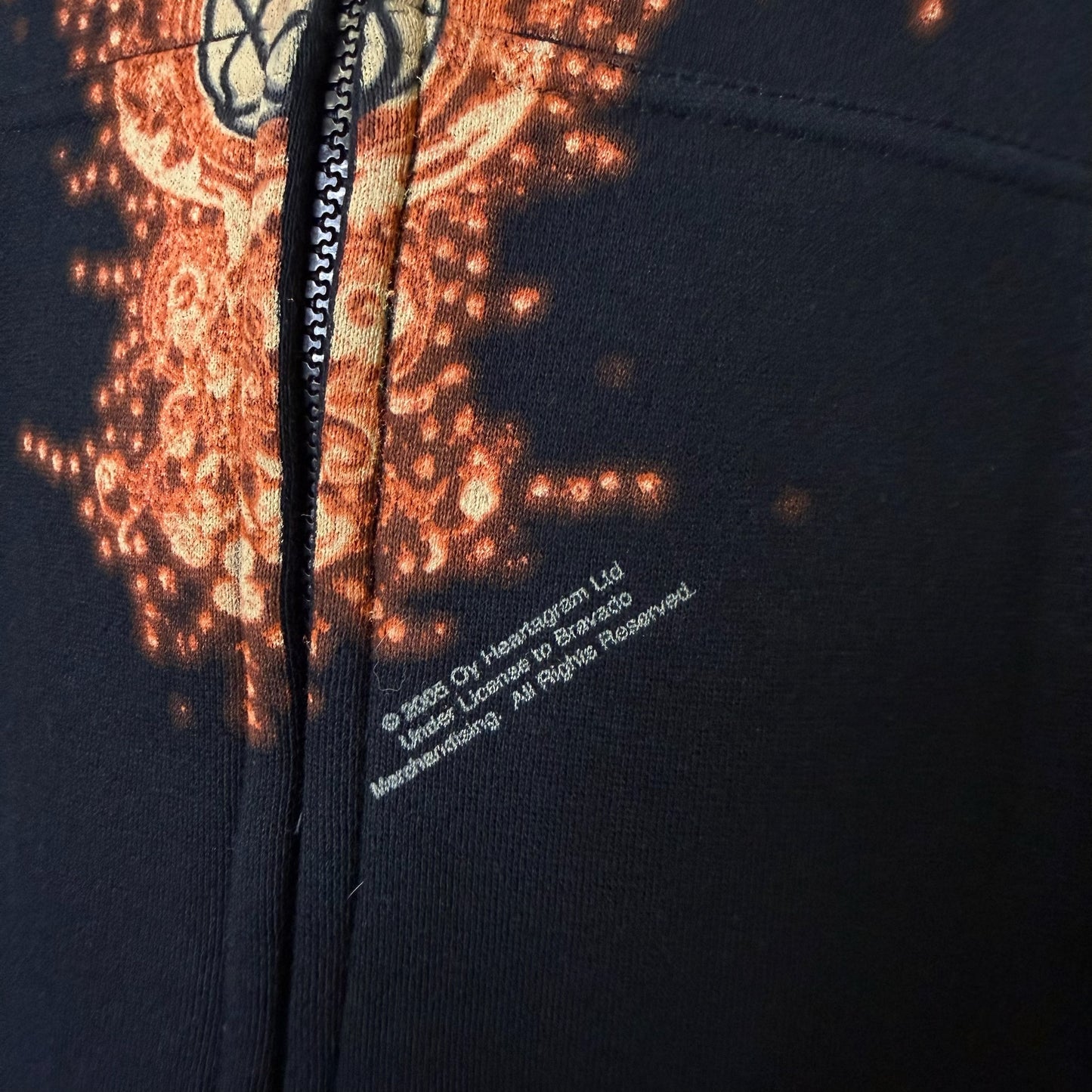 2005 HIM Heartagram Hoodie Sz XL (B2035)