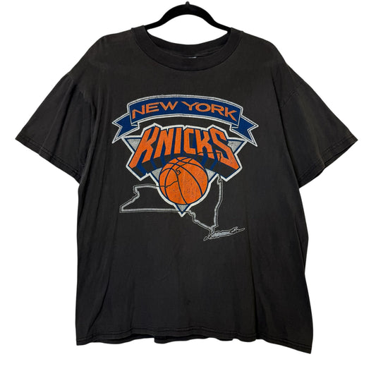 90's New York Knicks NBA T-Shirt Sz L (B1052)