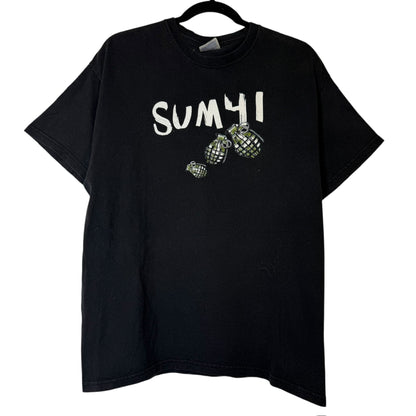 2005 Sum 41 Grenade T-shirt Sz L