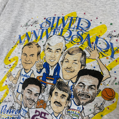90s Denver Nuggets NBA Silver Anniversary Salem Caricature T-Shirt Sz XL (B2813)