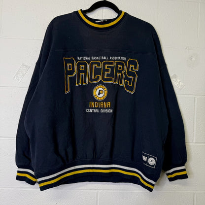 90s Indiana Pacers NBA Crewneck Sz XL (B663)