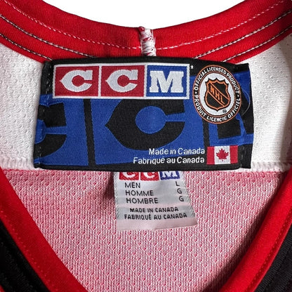 90’s Calgary Flames CCM Jersey Sz L (H200)