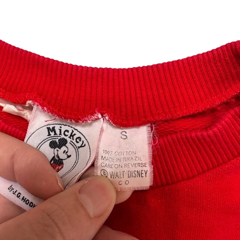 80’s Mickey Mouse Crewneck Sz S (A3042)