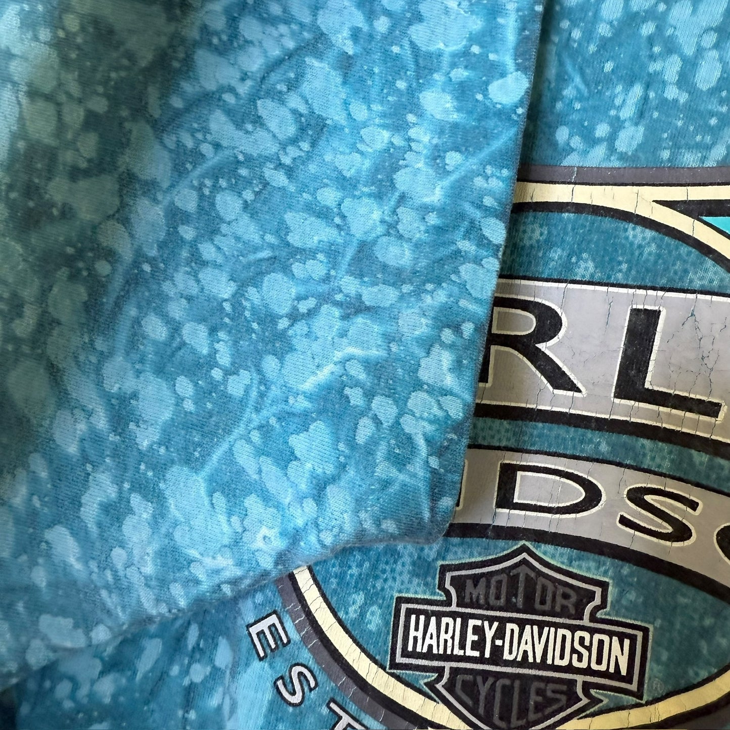 1993 Harley Davidson Hall's Springfield T-Shirt Sz L (B237)