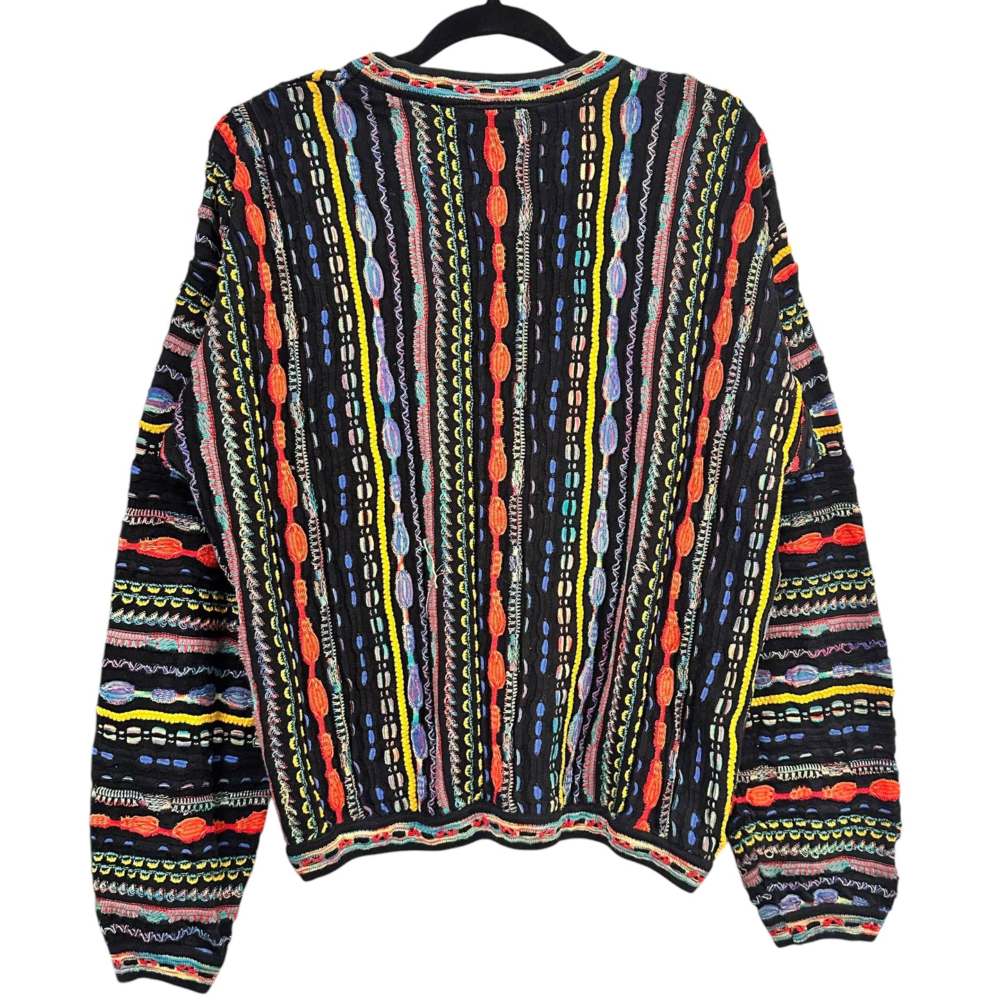 90's Coogi Style by Tundra Knit Sweater Sz L (A7474)