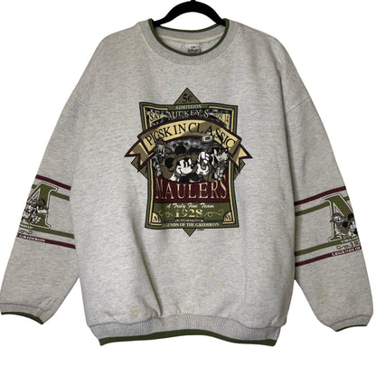90's Disney Pigskin Classic Mickey Mouse Crewneck (B2455)