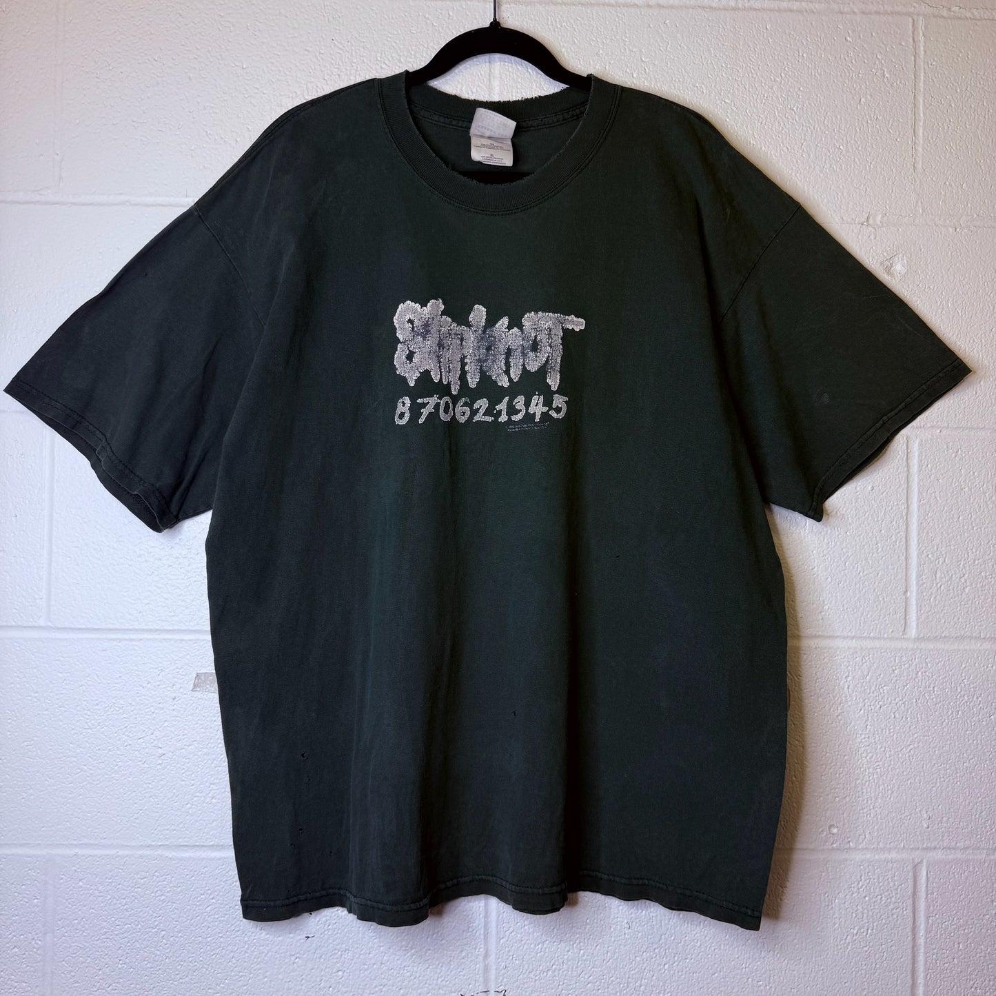 90s Slipknot 870621345 Band T-shirt Sz XL (B2381)
