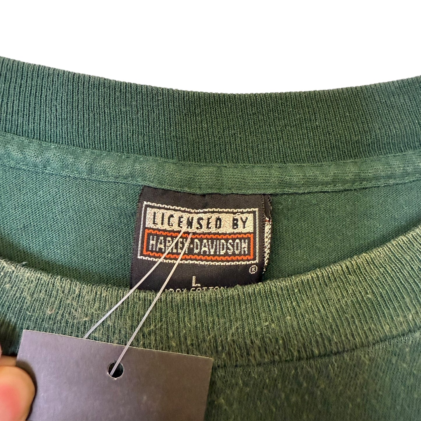 90's Harley Davidson Tribal T-shirt Sz L (B571)