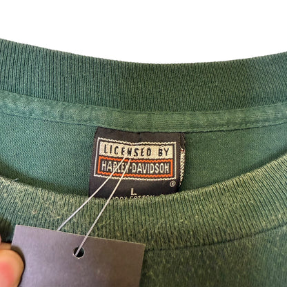 90's Harley Davidson Tribal T-shirt Sz L (B571)