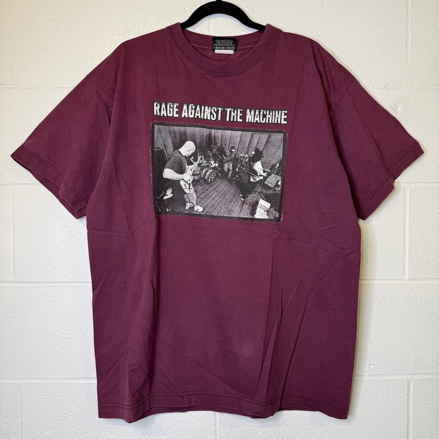 90’s Rage Against The Machine Band T-shirt Sz XL (B2136)