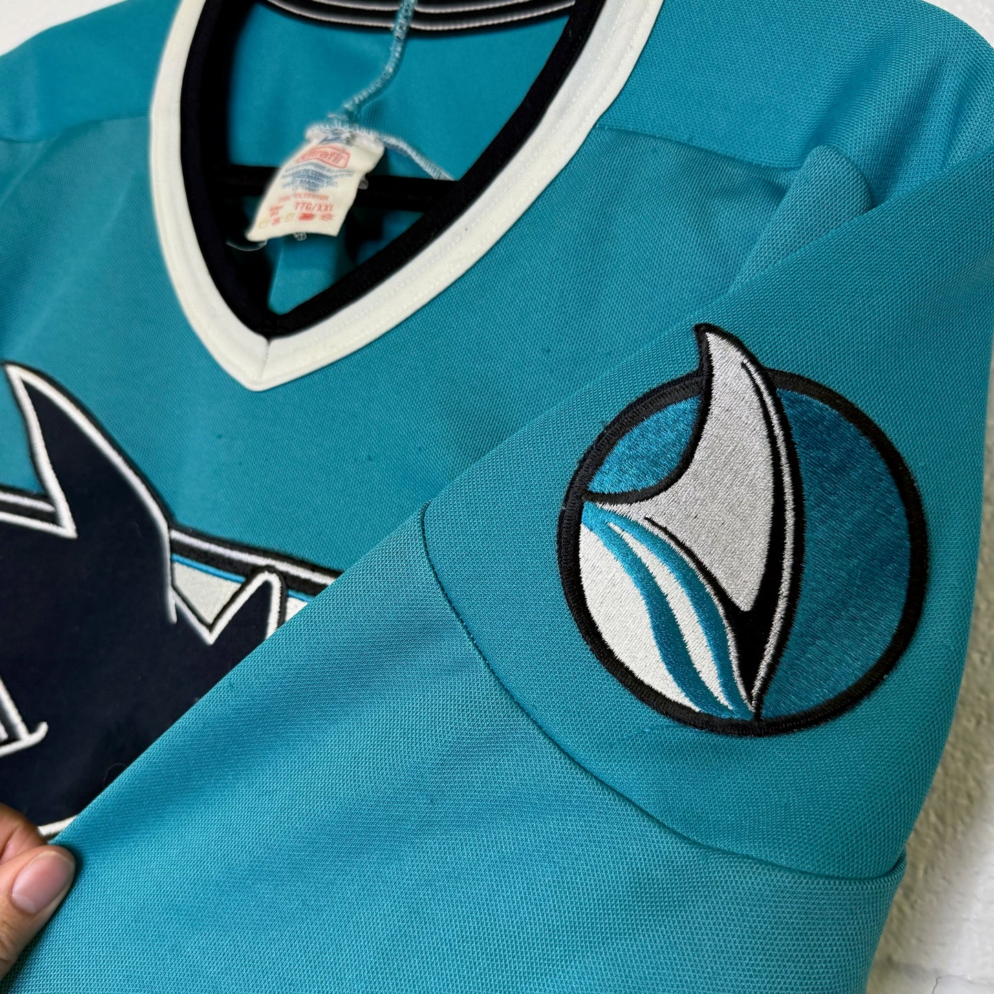90s San Jose Sharks NHL Hockey Jersey Sz XXL (B2306)