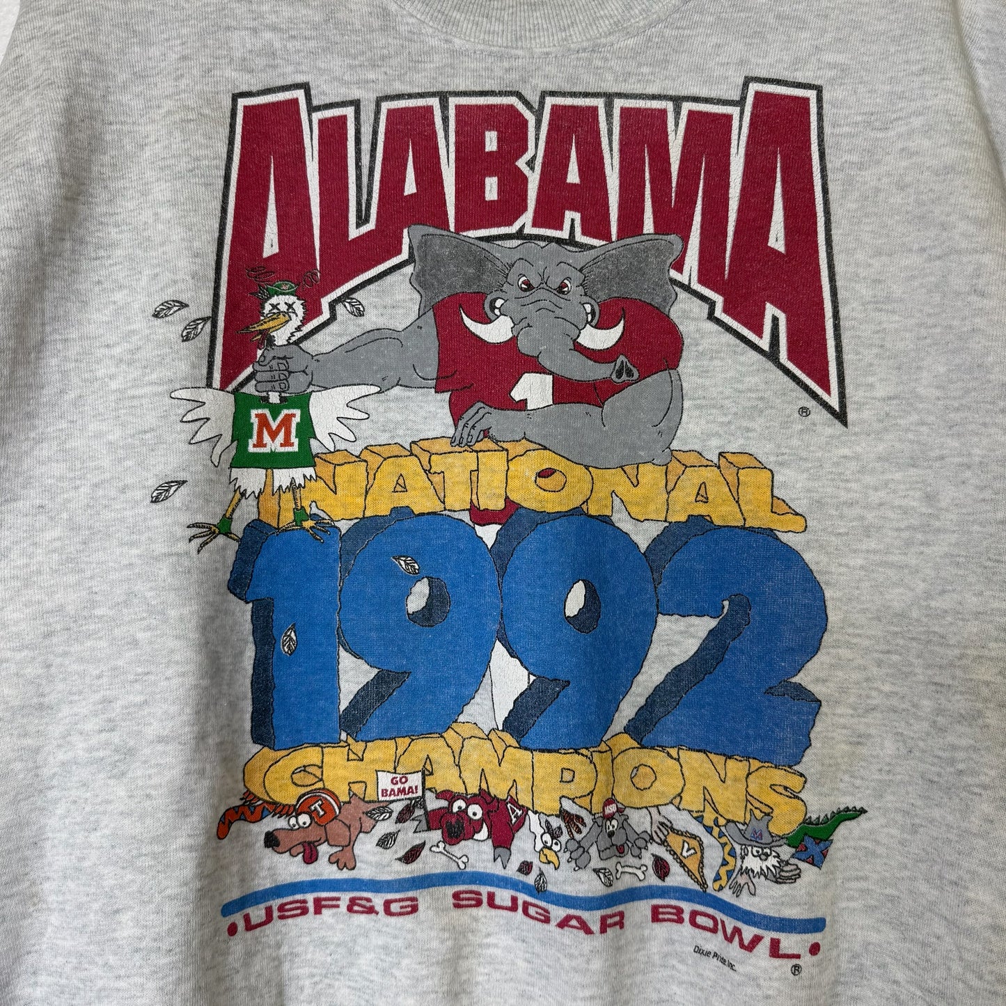 1992 Alabama USF&G Sugar Bowl Crewneck Sz XL (B2565)
