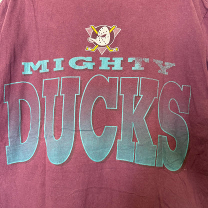 90's Mighty Ducks Starter NHL T-Shirt Sz XL (B2908)