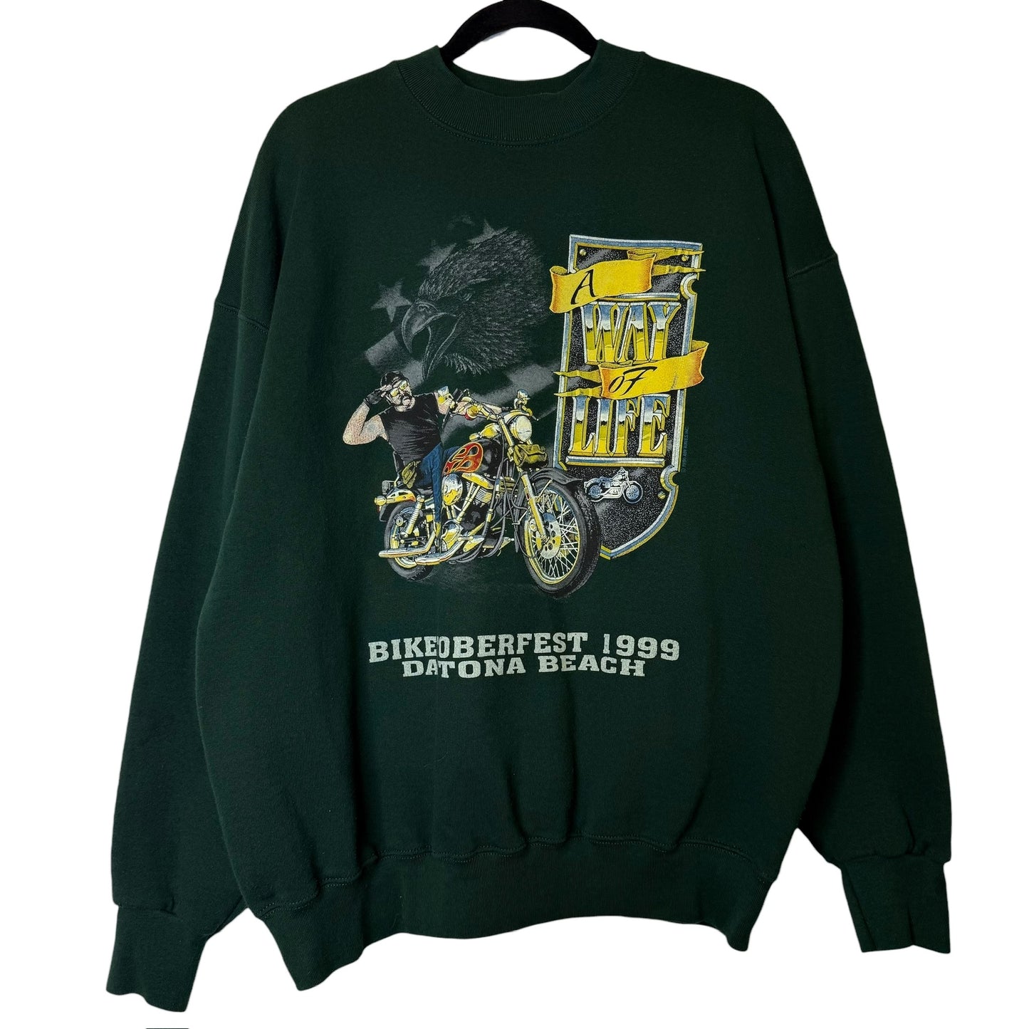 1999 Biketober Fest Dayton Beach Crewneck Sz XL (B1907)