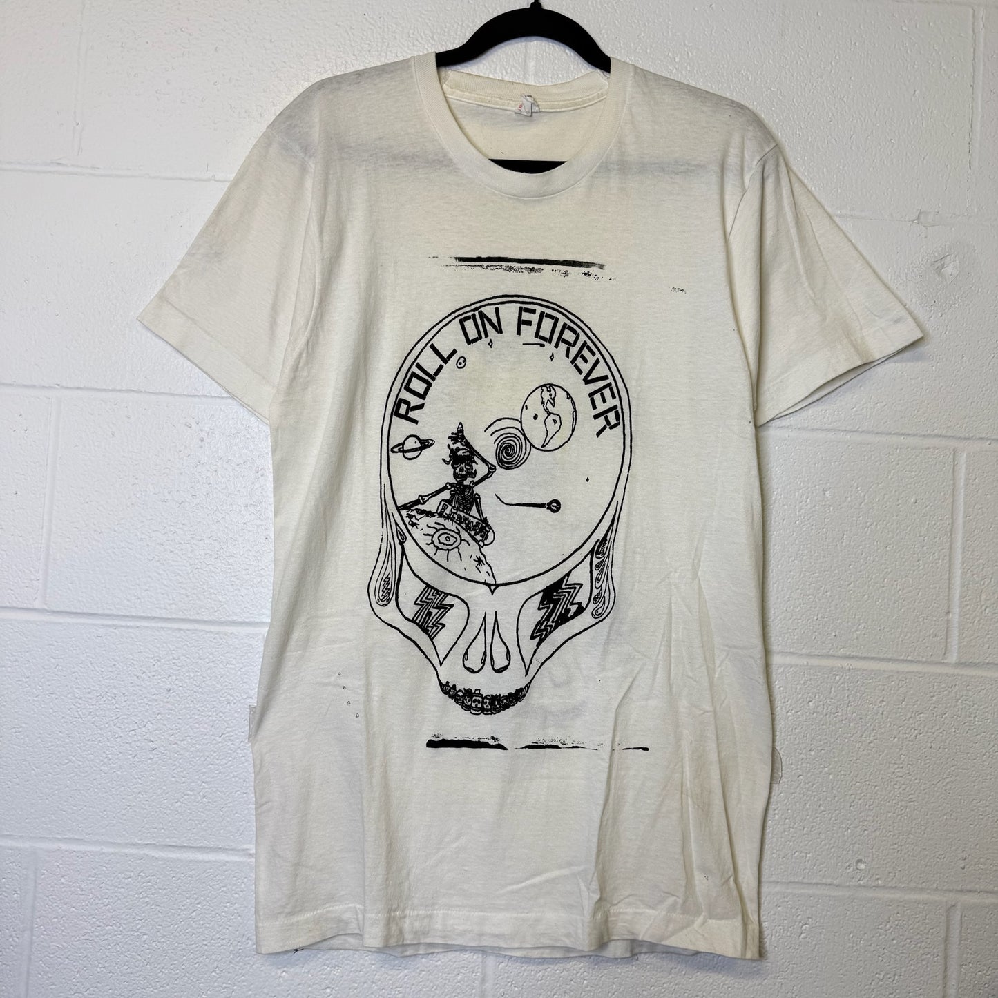 90s Roll on Forever T-Shirt Sz L (B2494)