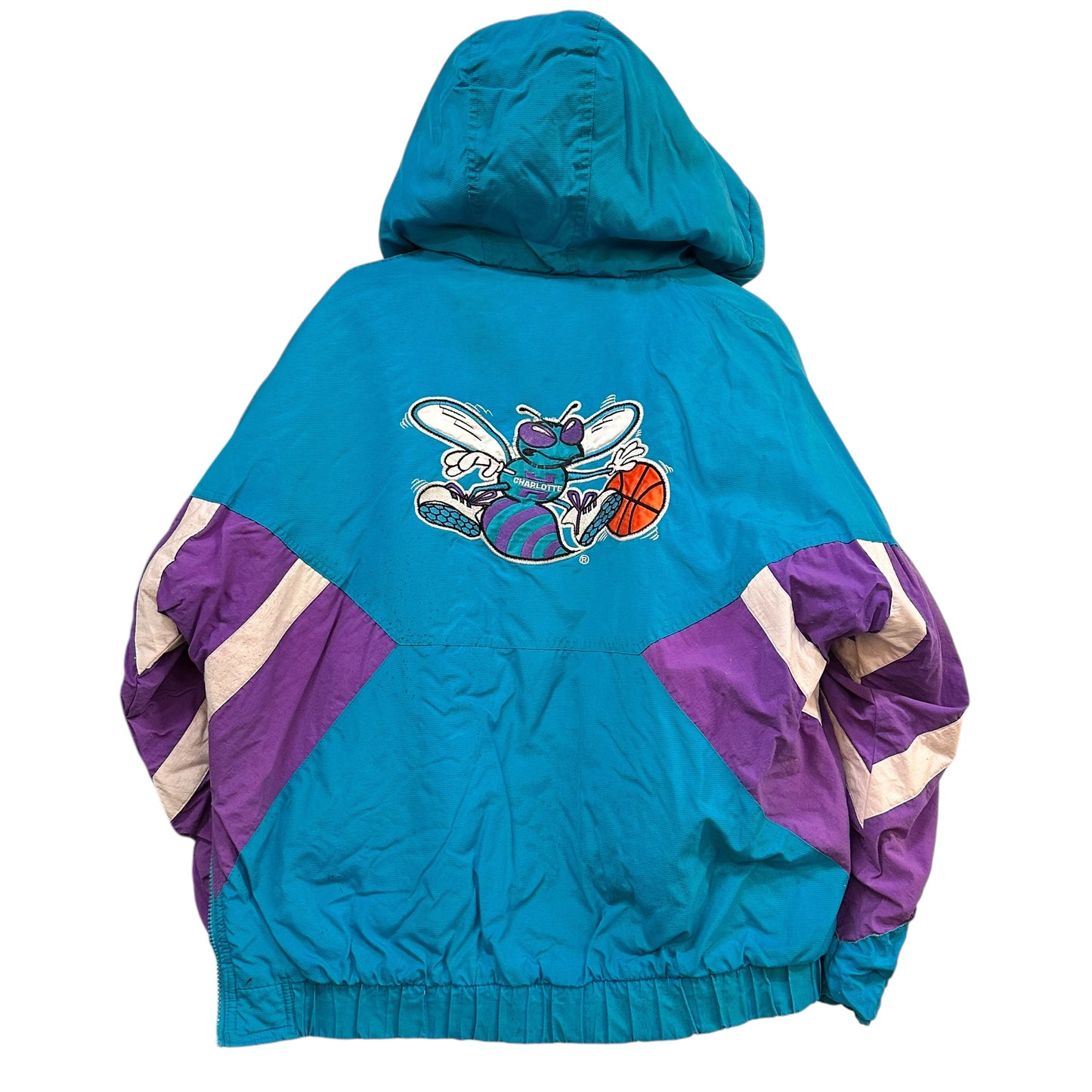 90's Charlotte Hornets NBA Starter Jacket Sz M