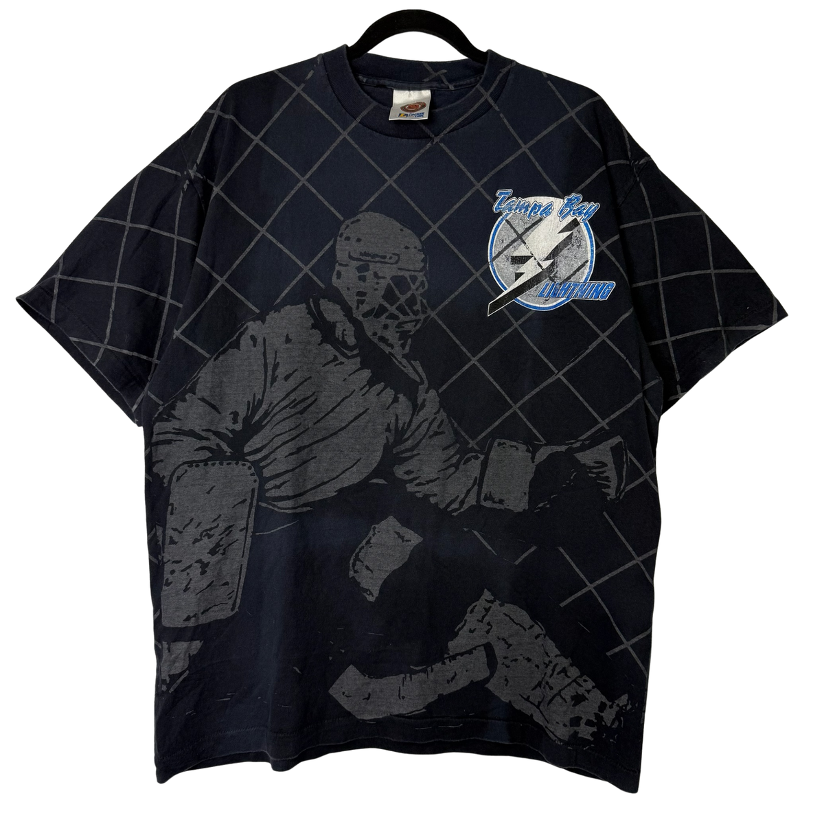 90s Tampa Bay Lightning NHL T-Shirt Sz XL (B2701)