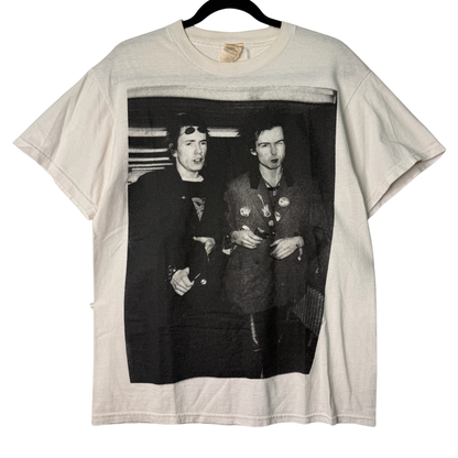 80s Sex Pistols Sid Vicious & Johnny Rotten Band T-Shirt Sz M