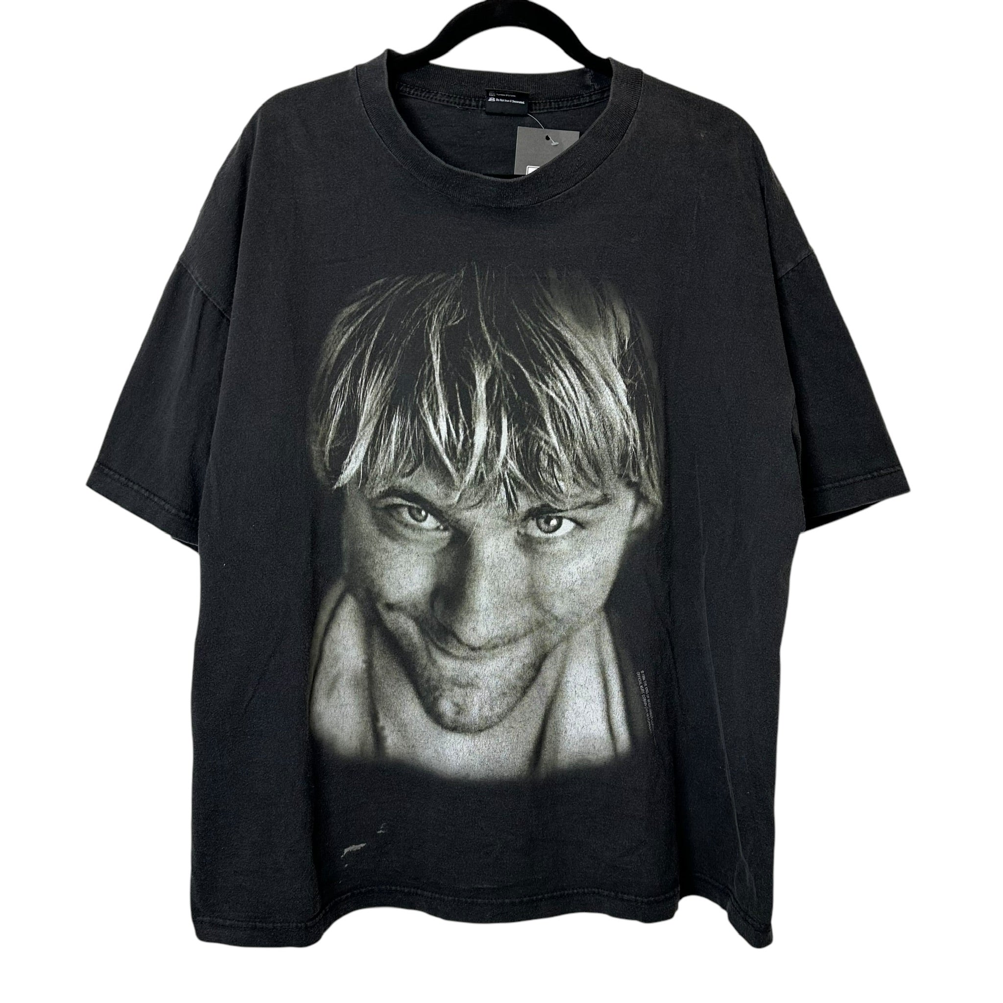 Vintage Late 1990s Rare Nirvana Kurt Cobain Face T Shirt M L