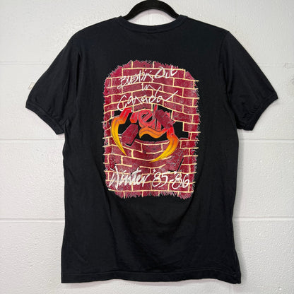 1986 Helix Long Way to Heaven Band T-Shirt Sz XL
