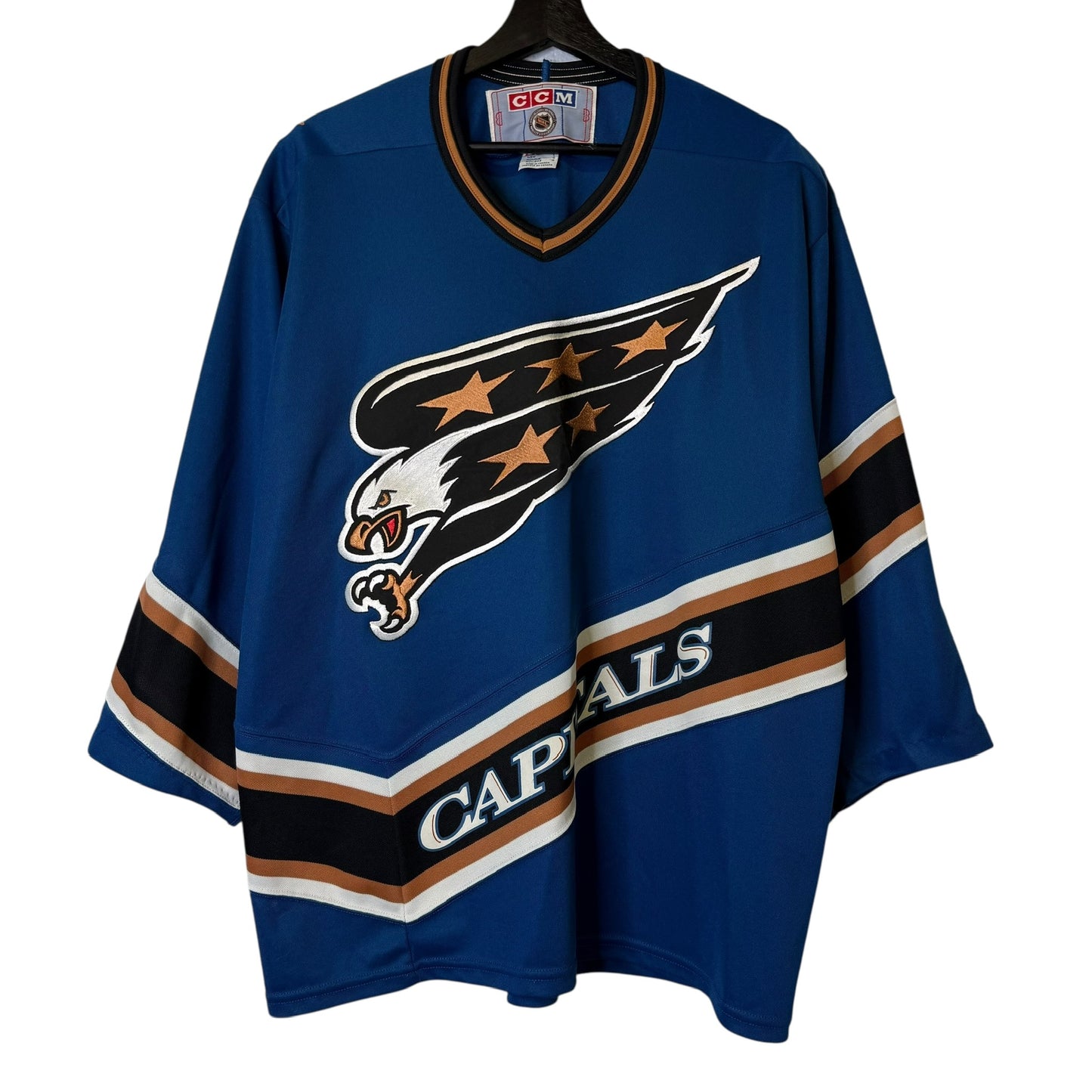 90s Washington Capitals Screaming Eagle NHL Jersey Sz L