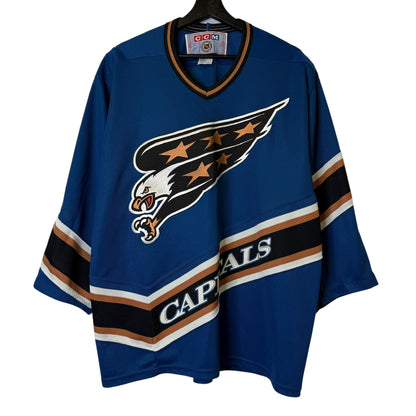 90s Washington Capitals Screaming Eagle NHL Jersey Sz L