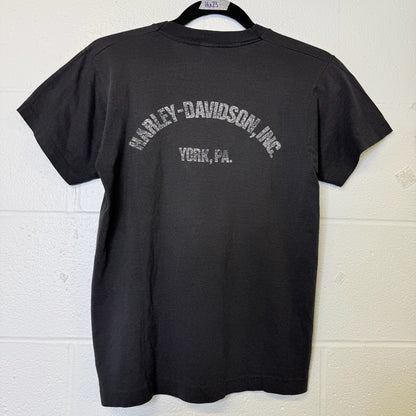 80's Harley Davidson York PA T-Shirt Sz S (B465)