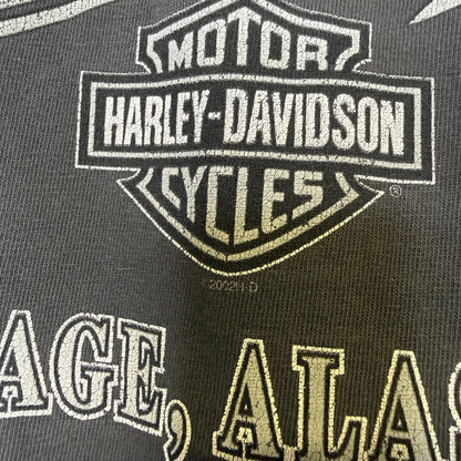 2002 Harley Davidson Anchorage Alaska T-Shirt Sz XL (B1988)