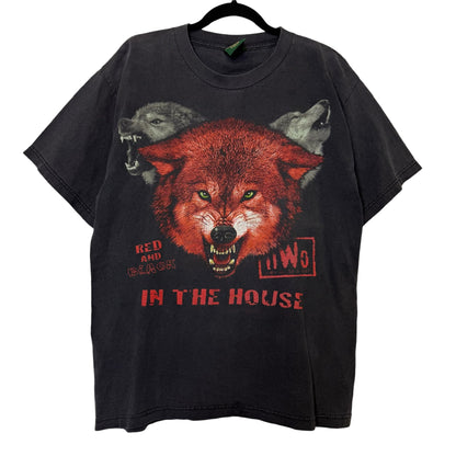 90's NWO Wolf Pack WCW T-shirt Sz L (B587)
