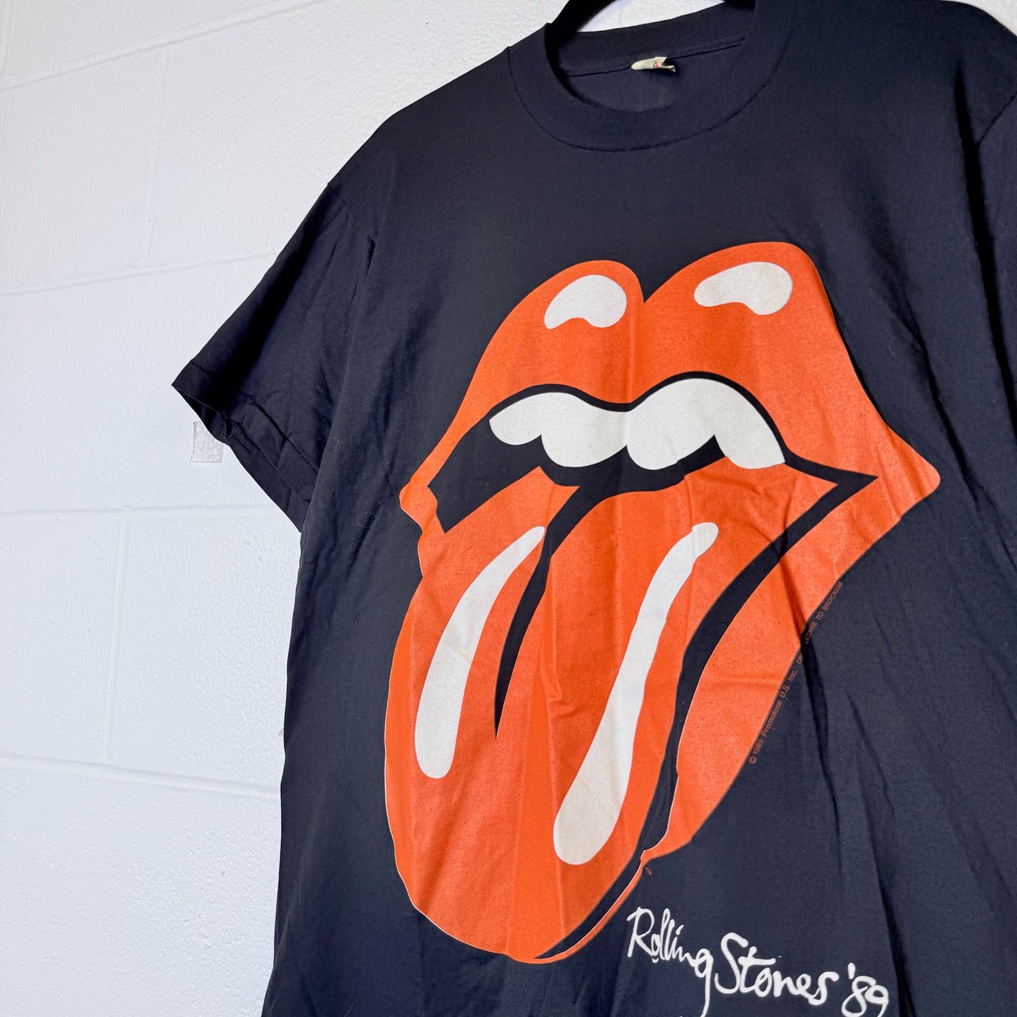 1989 Rolling Stones North American Tour T-Shirt Sz L ()