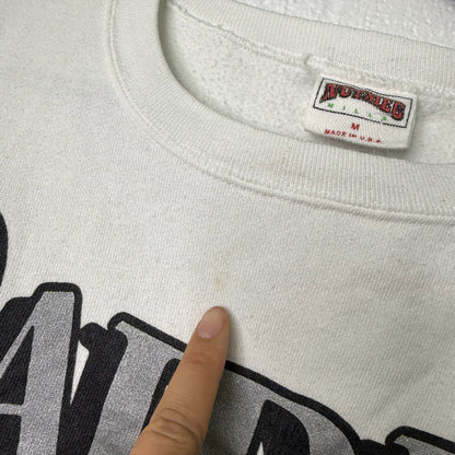 1988 Los Angeles Raiders Jack Davis NFL Crewneck Sz M