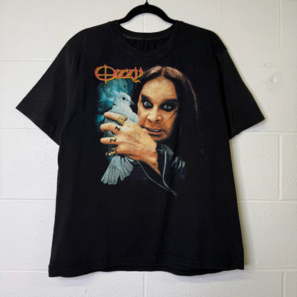2002 Ozzy Osbourne Band T-Shirt Sz L (B1681)