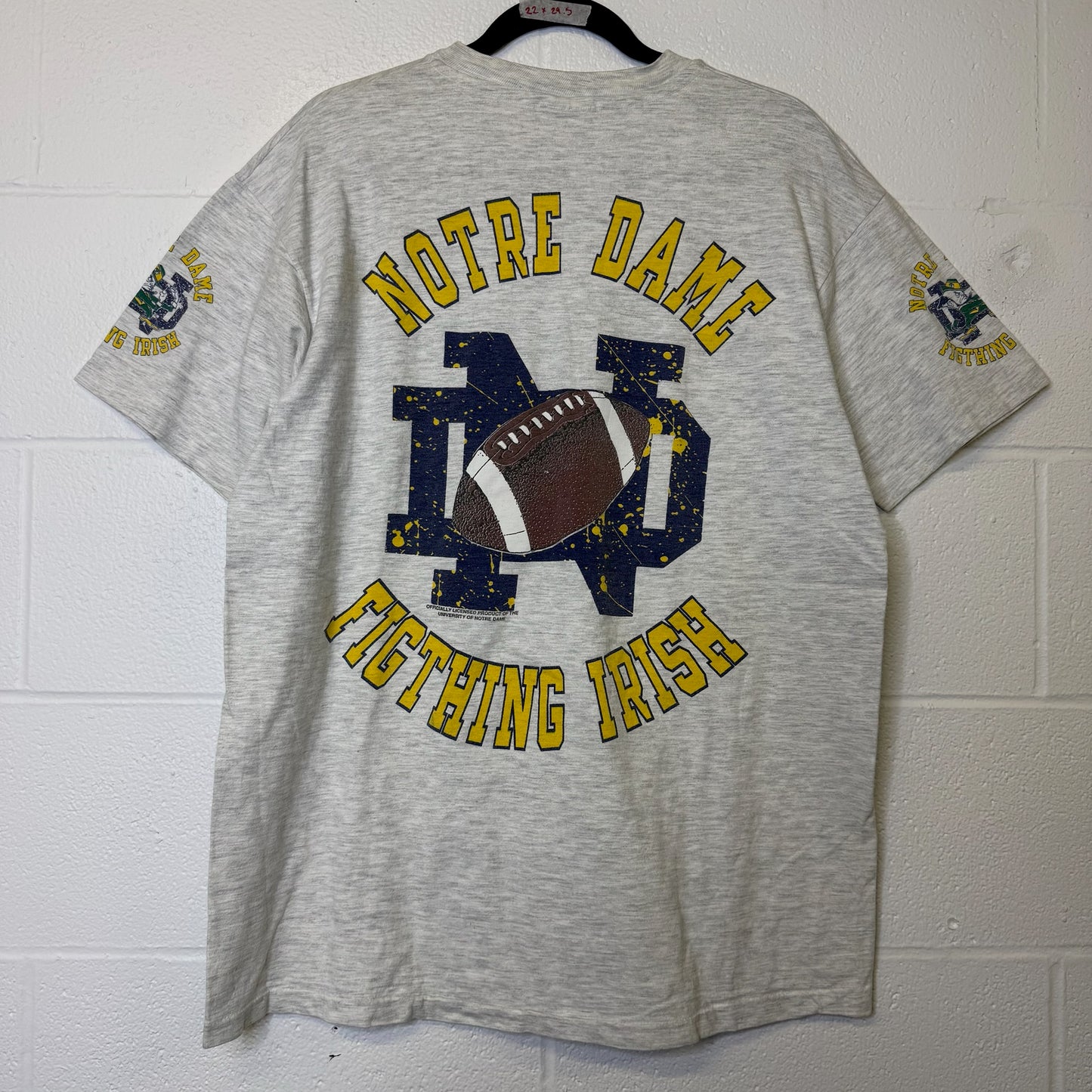90's Notre Dame Fighting Irish NCAA T-Shirt Sz XL (B2165)