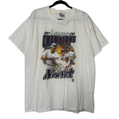 2000 New York Yankees MLB T-Shirt Sz XL (B580)