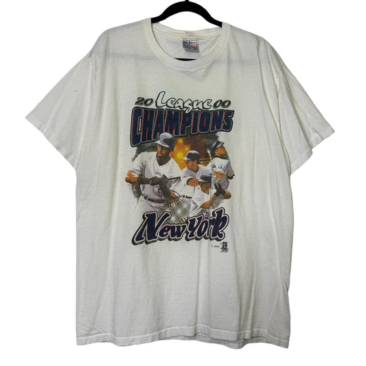 2000 New York Yankees MLB T-Shirt Sz XL (B580)