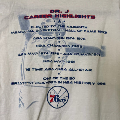 2000s Julius Irvin Philadelphia 76ers MLB T-shirt Sz L (B1608)