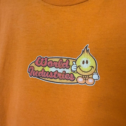 90s World Industries Flameboy Skate T-Shirt Sz XL