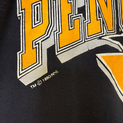 1990 Pittsburgh Penguins NHL T-Shirt Sz XL (B294)