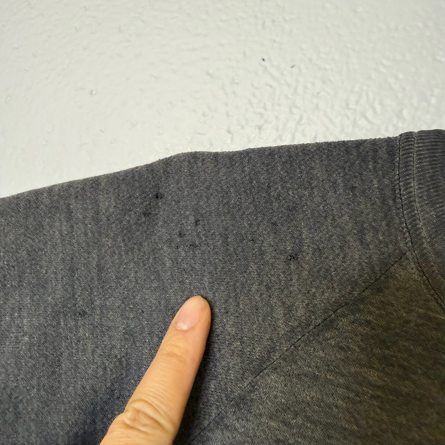 70's Harley Davidson Flag Chopped Crewneck Sz M (B459)