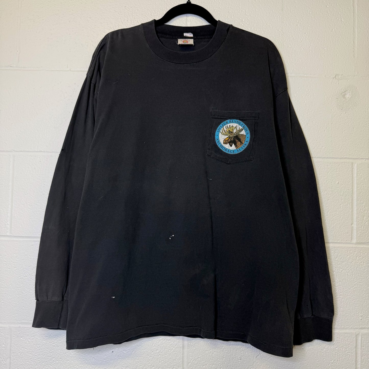 1993 Camel Cigarettes Alaska Dog Sled Long Sleeve T-shirt Sz XL (B1786)