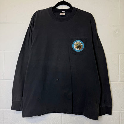 1993 Camel Cigarettes Alaska Dog Sled Long Sleeve T-shirt Sz XL (B1786)