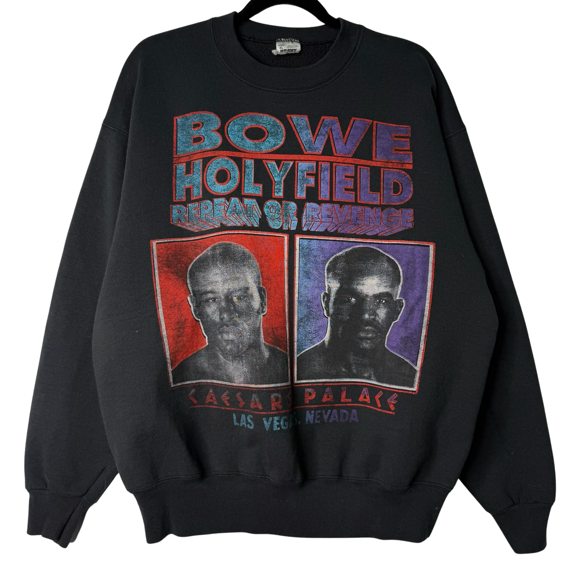 1993 Bowe vs Holyfield Caesars Palace Boxing Crewneck Sz XL